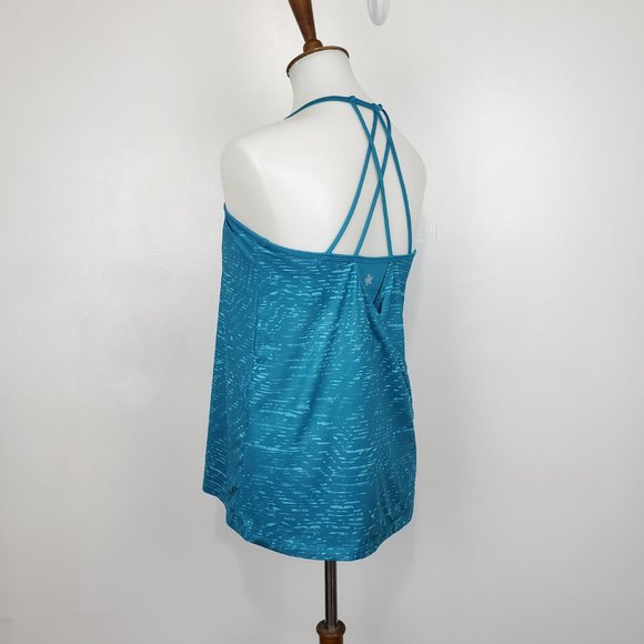 Tek Gear Green Activewear Fitness Tank Top With Padded Shelf Bra, Size S - Picture 9 of 14